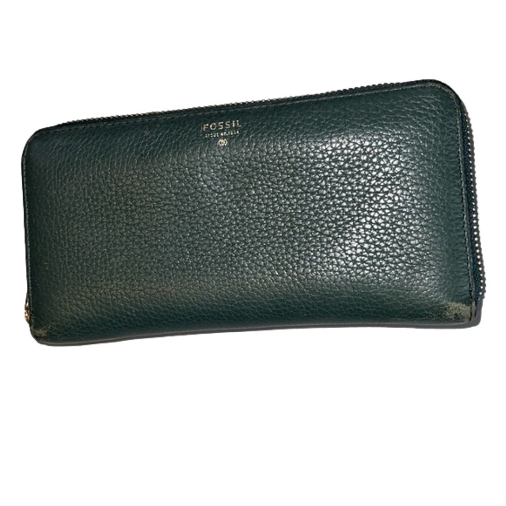 Fossil Green Long Wallet Issue #1954